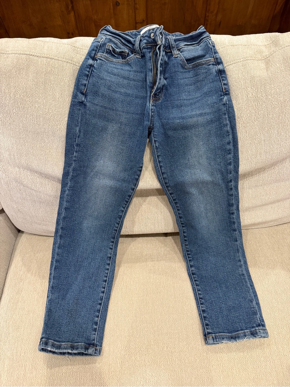 Kids Blue Stretch Denim Jeans - Classic Slim Fit